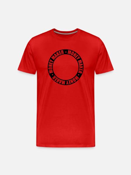 Ring Money Maker Dollar - Men's Premium Organic T-Shirt - red