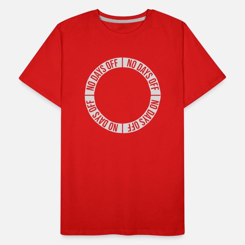 pas de jours de congé devis T-shirt bio Premium Homme