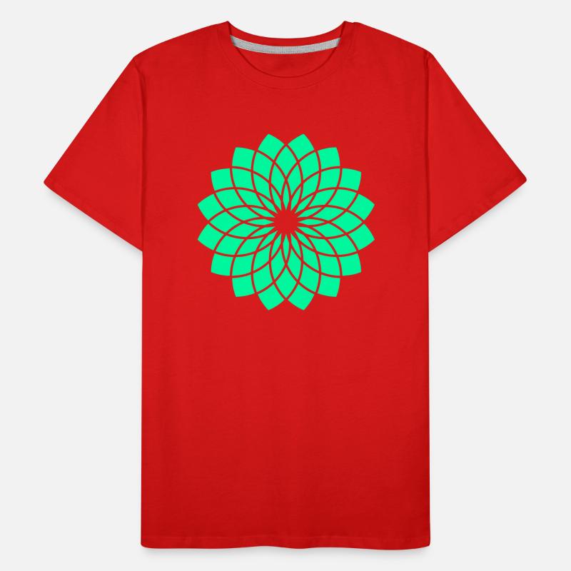 Emerald Lotus Men's Premium Organic T-Shirt