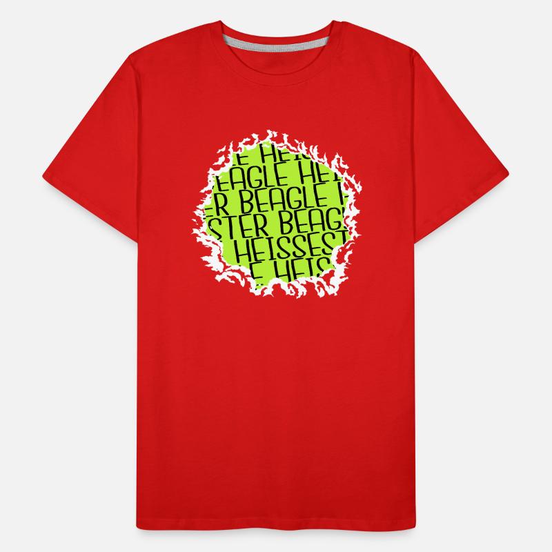statement geschenkidee cool lieben geek terrier Männer Premium Bio T-Shirt