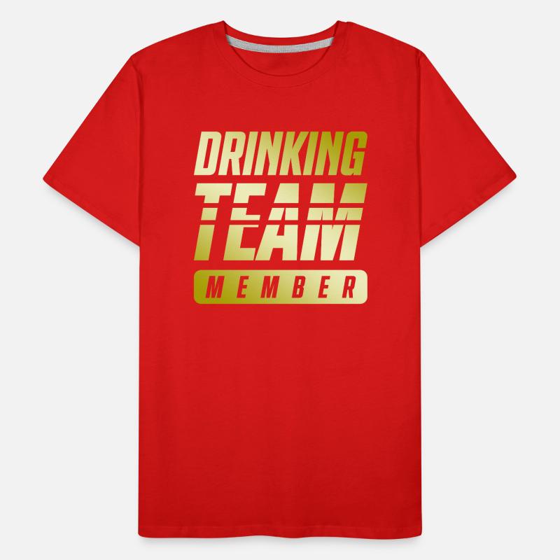 Drinking Team Men's Premium Organic T-Shirt