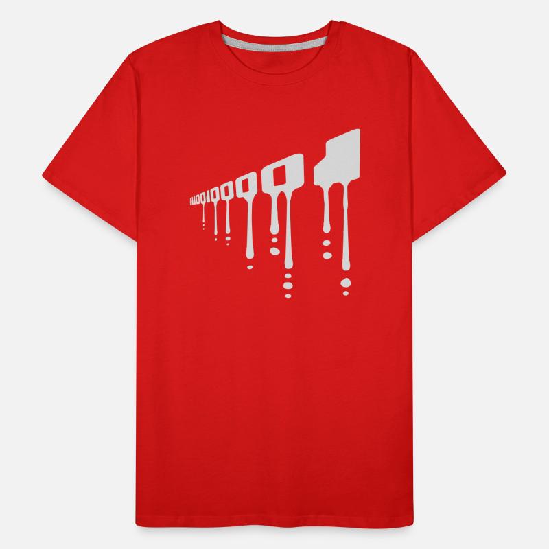 Binär Code Programm Sprache Männer Premium Bio T-Shirt