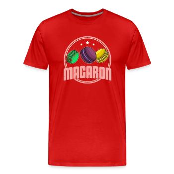 Italien Kekse Küche Makronen Konditorei Spruch - Männer Premium Bio T-Shirt - Rot - Vorne - Damien (186cm)