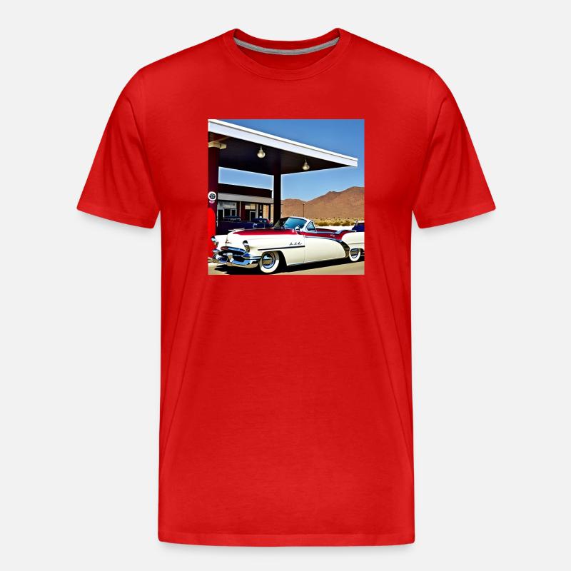 C32 - Männer Premium Bio T-Shirt - Rot