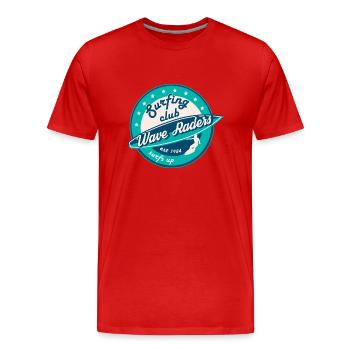 Wassersport - Männer Premium Bio T-Shirt - Rot - Vorne - Damien (186cm)