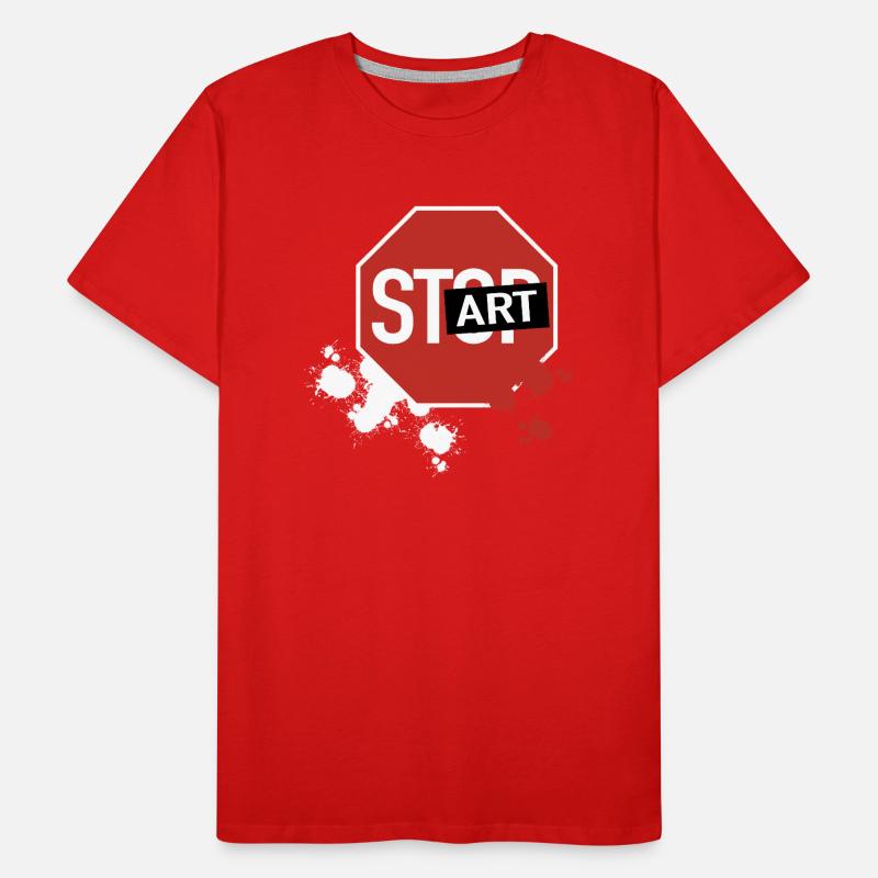 Stop devient start T-shirt bio Premium Homme