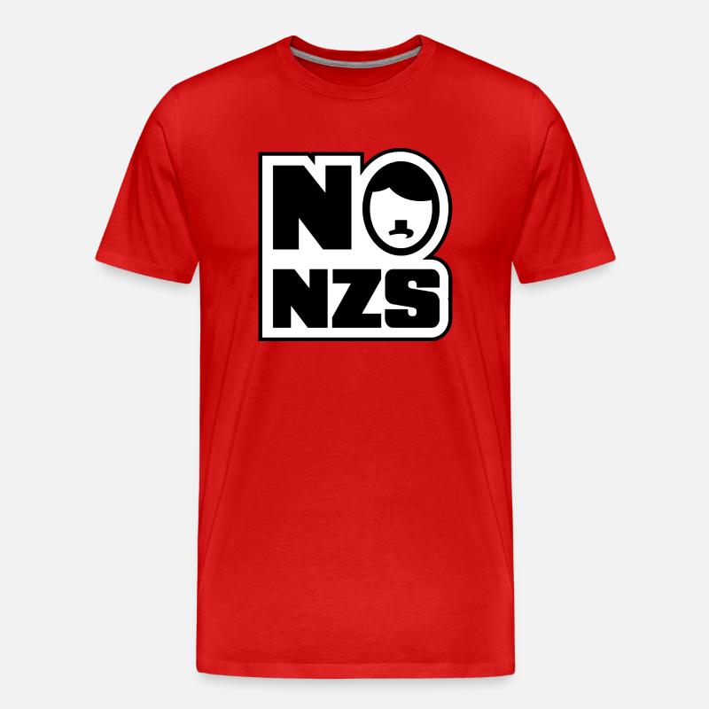 NO NZS - Männer Premium Bio T-Shirt - Rot