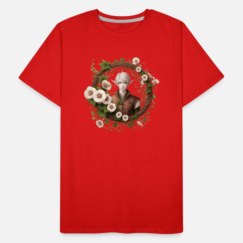 Elfe des fleurs T-shirt bio Premium Homme
