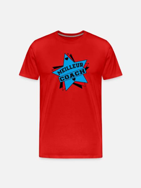 BESTER REISEBUS 16ZSgh - Männer Premium Bio T-Shirt - Rot