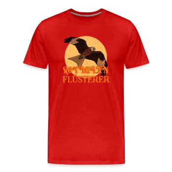 Rotmilan Greifvogel Ornithologie Vogel Natur - Männer Premium Bio T-Shirt - Rot - Vorne - Damien (186cm)