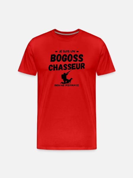 BOGOSS CHASSEUR - T-shirt bio Premium Homme - rouge