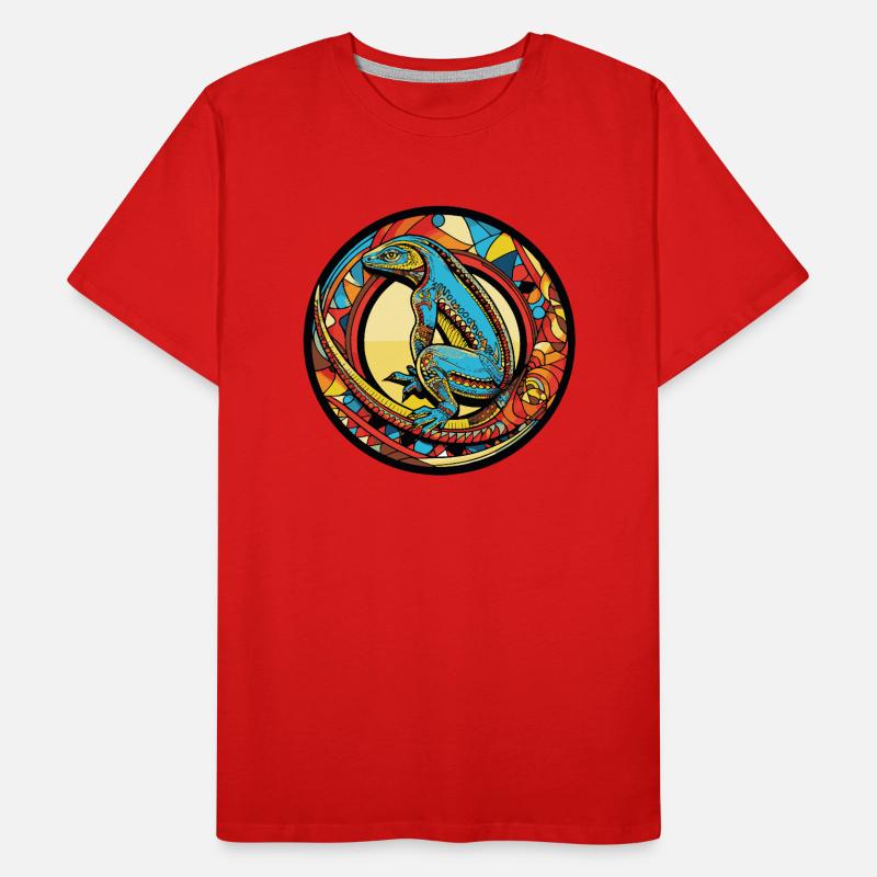 echse comic Männer Premium Bio T-Shirt