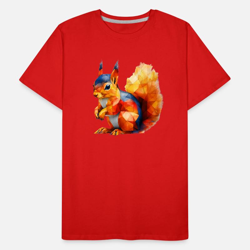 Rapide et rusé, comme un écureuil T-shirt bio Premium Homme