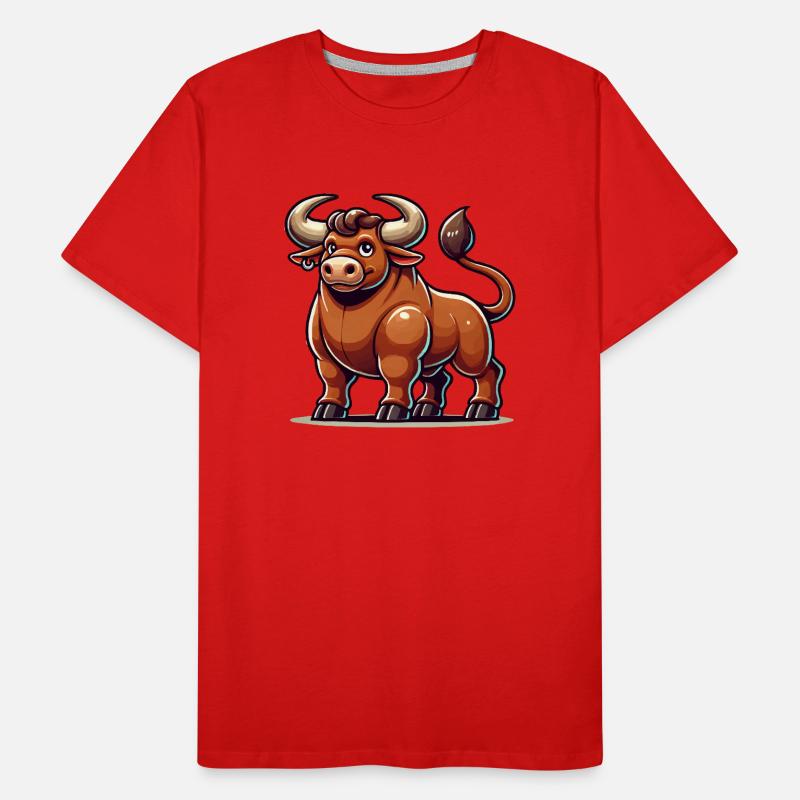 Taurus Comic Men's Premium Organic T-Shirt