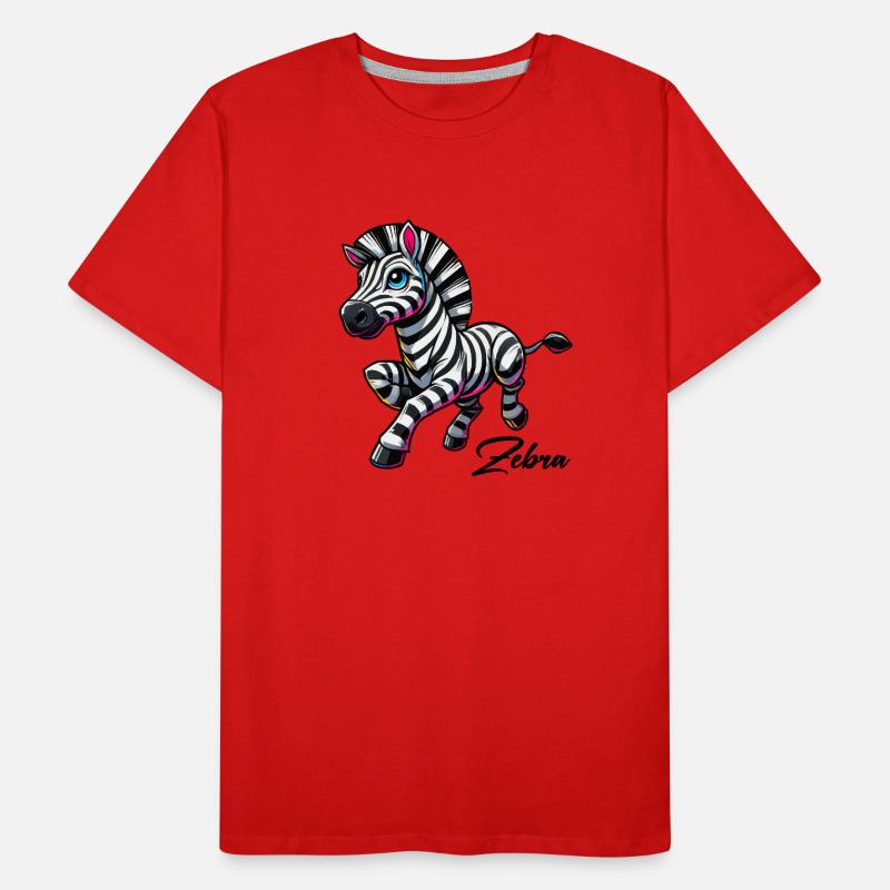 zebra comic Men's Premium Organic T-Shirt