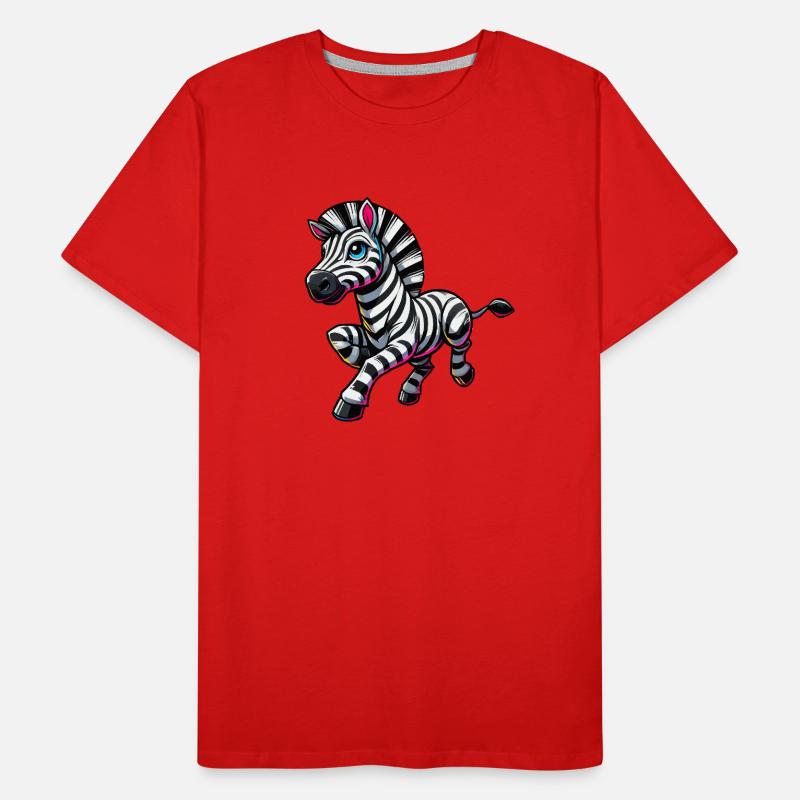 zebra comic Men's Premium Organic T-Shirt