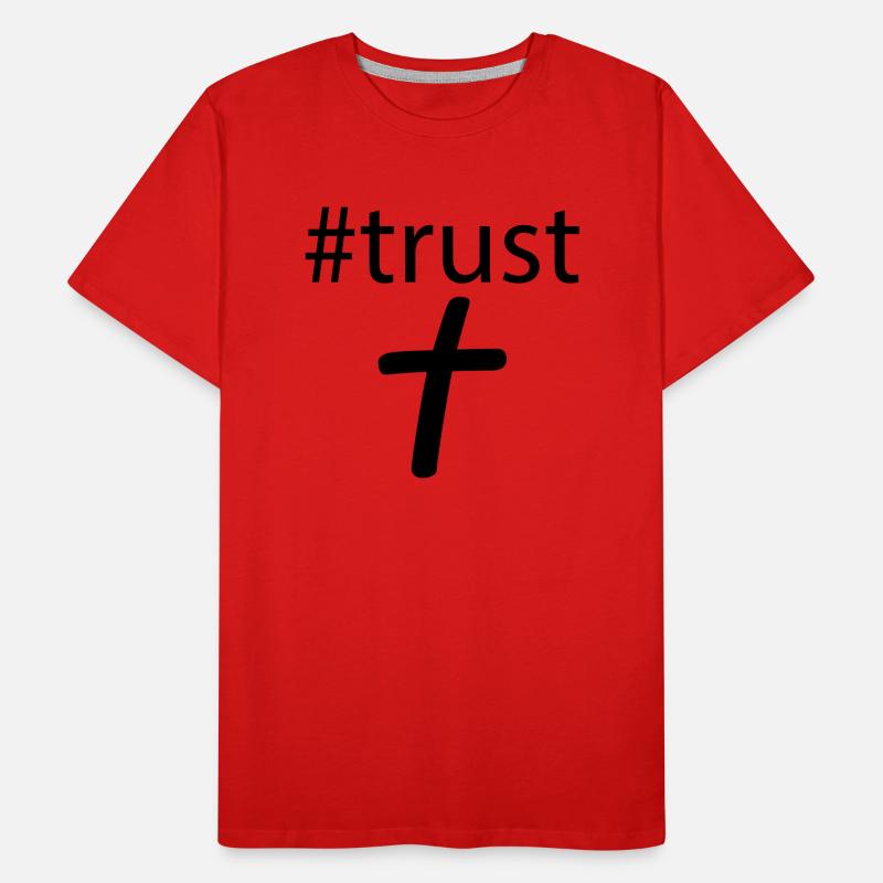 #trust in jesus Männer Premium Bio T-Shirt