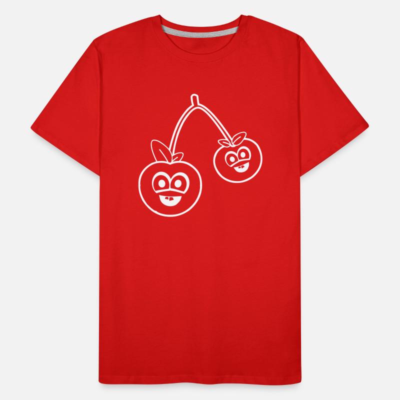 cherries Men's Premium Organic T-Shirt