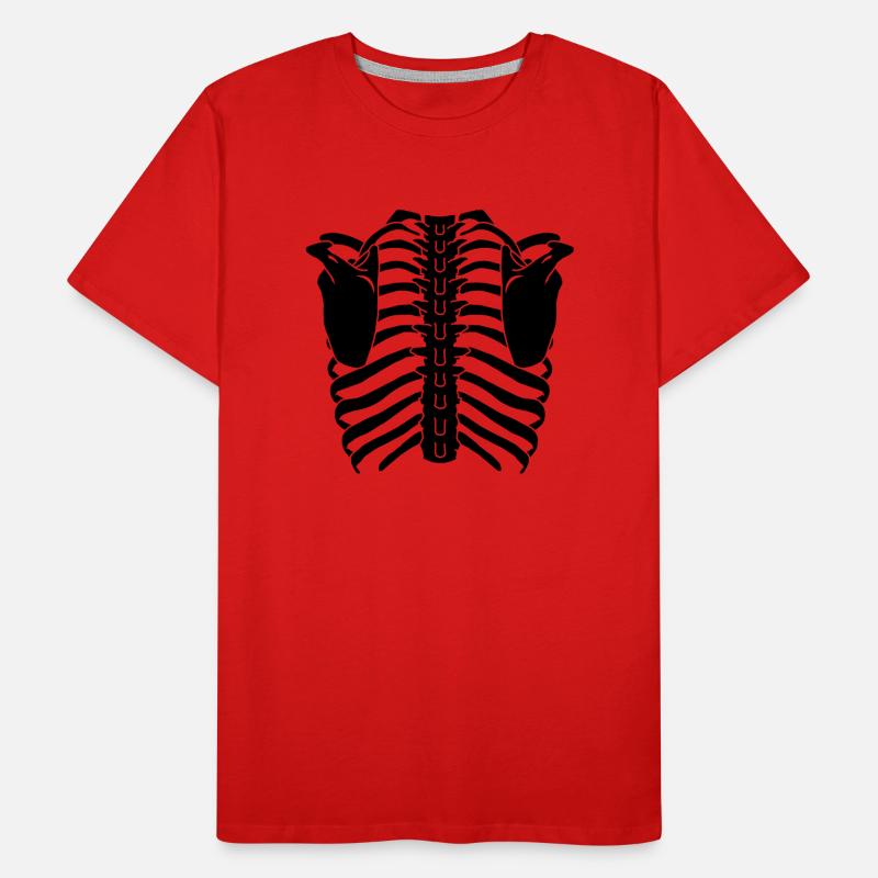 Ribcage (Back side) Men's Premium Organic T-Shirt