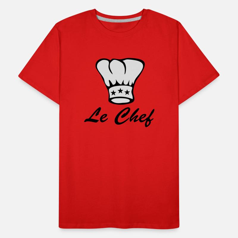 cuisinier - bouchon - chef T-shirt bio Premium Homme