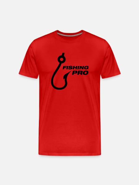 fishing_pro_f1 - Men's Premium Organic T-Shirt - red