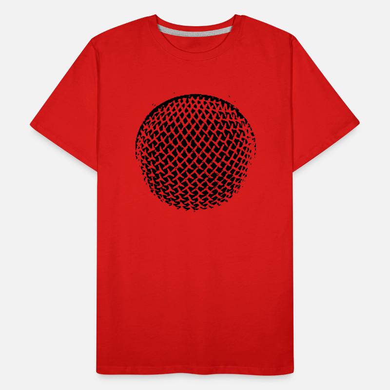 mikrofon Männer Premium Bio T-Shirt