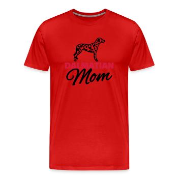 Dalmatian Mom - T-shirt bio Premium Homme - rouge - Devant - Damien (186cm)