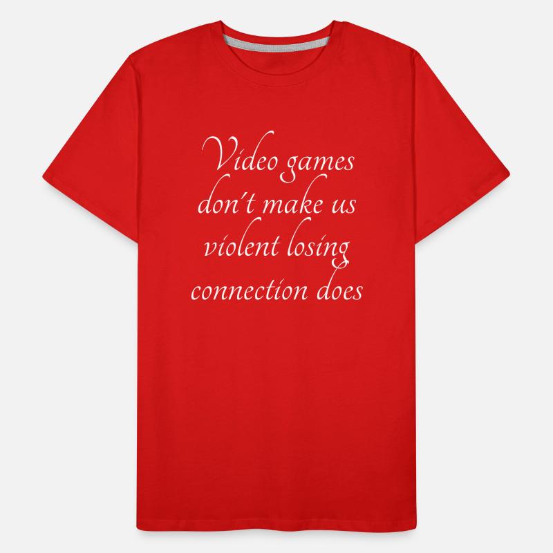 old happy video jokes competition controller Männer Premium Bio T-Shirt