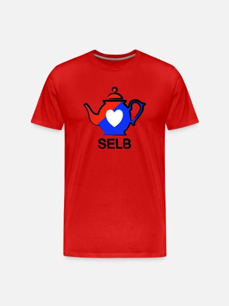 Selb - Männer Premium Bio T-Shirt - Rot