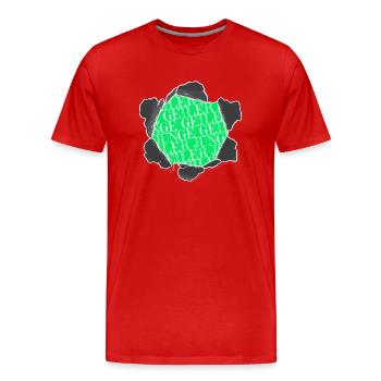 birthday present idea quote awesome funny quote - Männer Premium Bio T-Shirt - Rot - Vorne - Damien (186cm)