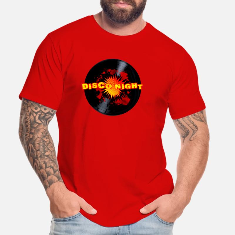 Disco Night Exploding Long Playing Record Men's Premium Organic T-Shirt