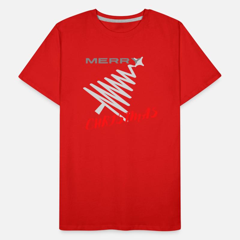 Arbre de Noël moderne T-shirt bio Premium Homme