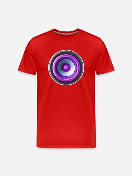 BOOMER SPEAKER - Men's Premium Organic T-Shirt - red