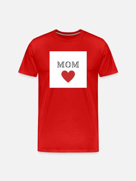 Maman - T-shirt bio Premium Homme - rouge