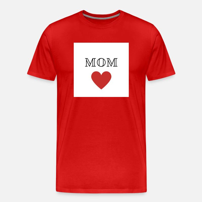 Mama - Männer Premium Bio T-Shirt - Rot