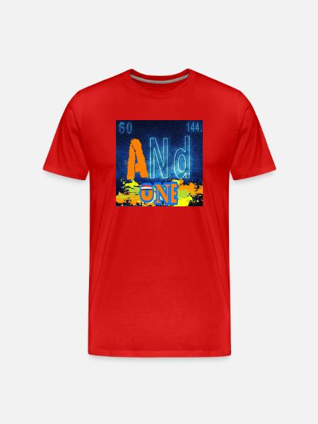 AND ONE CHEMISTRY - Men's Premium Organic T-Shirt - red