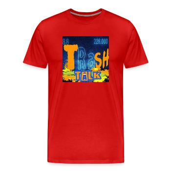 TRASHTALK Chemie - Männer Premium Bio T-Shirt - Rot - Vorne - Damien (186cm)