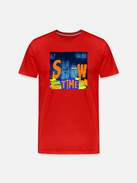 SHOWTIME CHEMISTRY - Men's Premium Organic T-Shirt - red