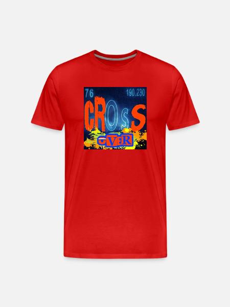 CROSS OVER CHEMISTRY - Men's Premium Organic T-Shirt - red