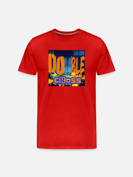 DOUBLE CROSS CHEMISTRY - Men's Premium Organic T-Shirt - red