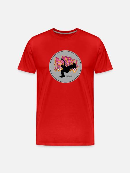 Just dance - Männer Premium Bio T-Shirt - Rot