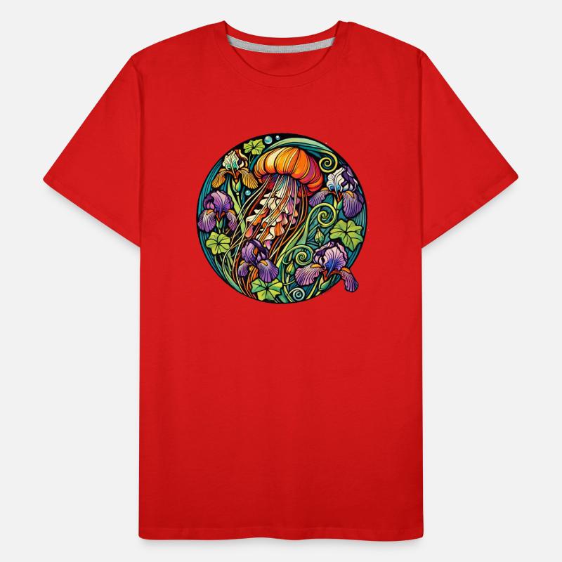 Méduse Iris T-shirt bio Premium Homme