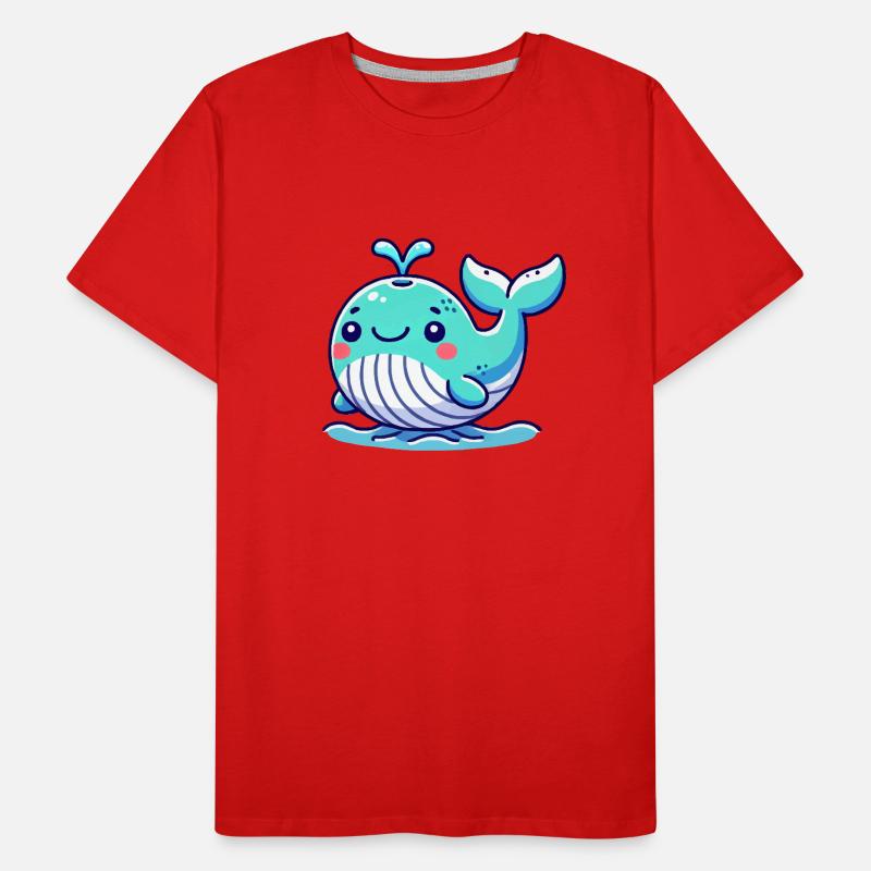whale comic Men's Premium Organic T-Shirt