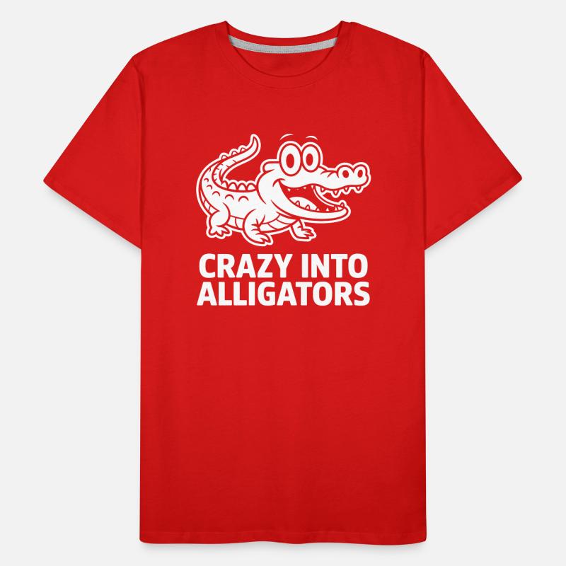 Alligators Alligator mignon T-shirt bio Premium Homme
