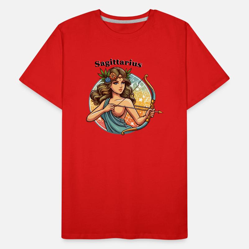 Boogschutter Sagittarius Men's Premium Organic T-Shirt