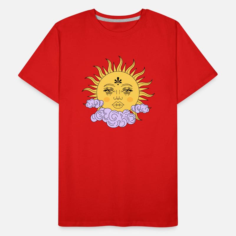 Clouds and sun Men's Premium Organic T-Shirt