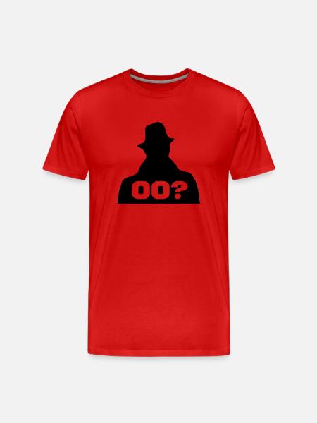 agent_oox - Männer Premium Bio T-Shirt - Rot