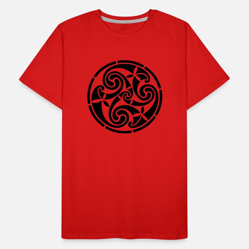 "Celtic" Coil Männer Premium Bio T-Shirt