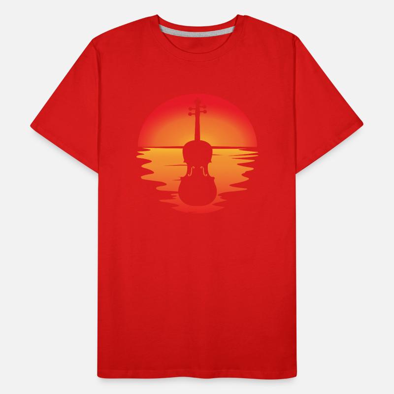 Viola Viola Viola Player Men's Premium Organic T-Shirt