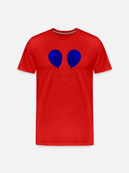 Lufballons Hoffnung - Männer Premium Bio T-Shirt - Rot